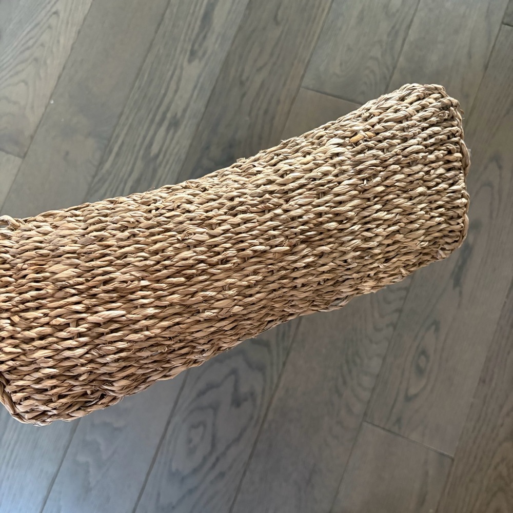 Natural Woven Tote Bag - Picture 2 of 5